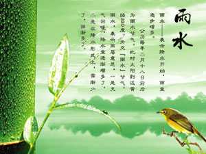 雨水养生