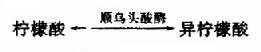 异柠檬酸形成