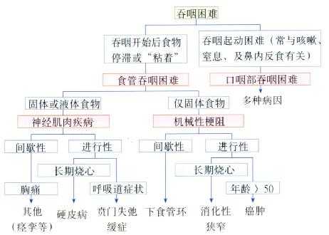 分析症状,推导吞咽困难的诊断