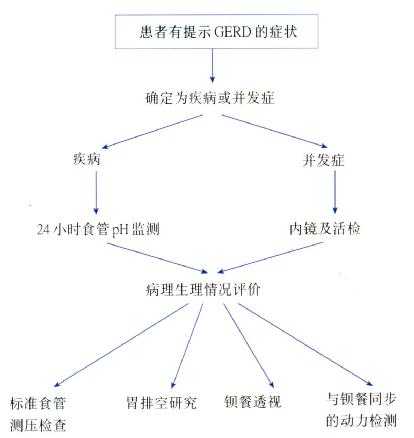 对疑似GERD患者的检查程序
